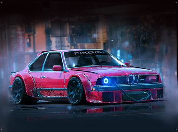 Tło do skarbonki - BMW