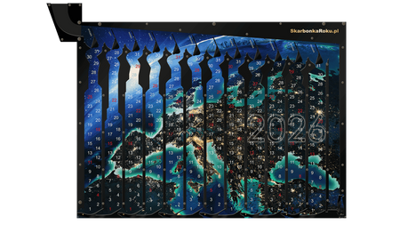 Kalendarz 2026 Ziemia | skarbonka na 5 zł