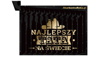 Skarbonka Ścienna dla Taty | Prezent Na dzień Ojca