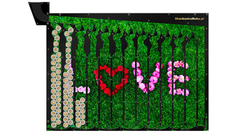 Skarbonka Ścienna LOVE | Super prezent dla zakochanych